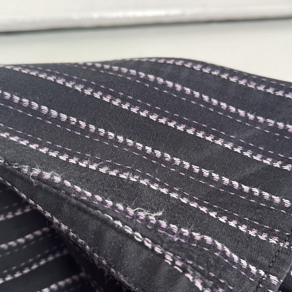 Calvin Klein Woven Stripe Button Down Shirt - Picture 4 of 5